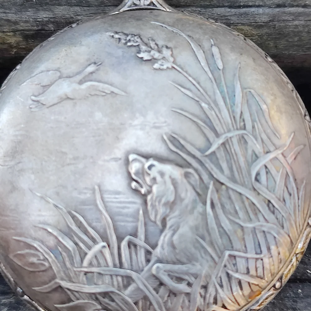 🐕 Vintage Andre Rivoli 17 Jewels Pocket Watch